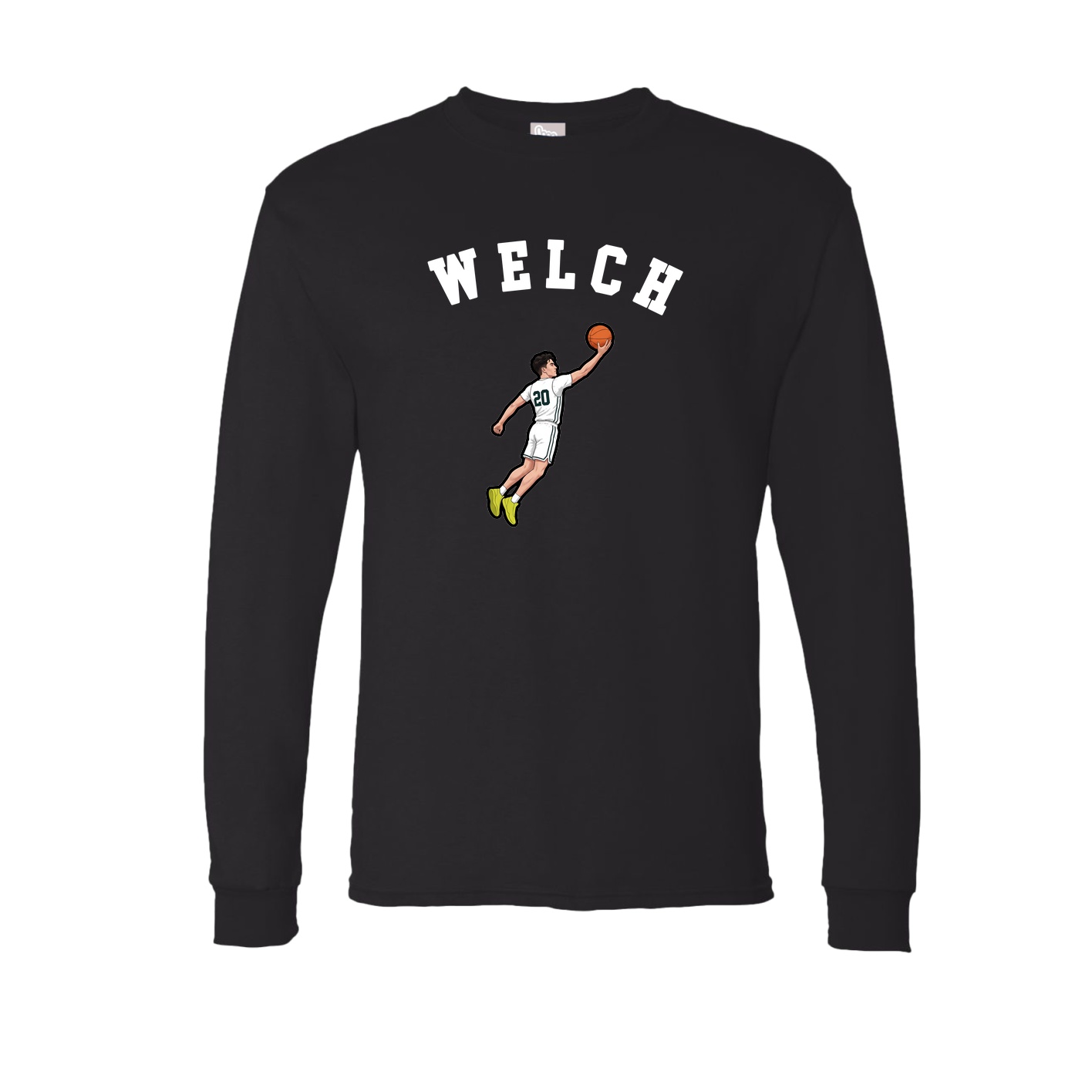 Long Sleeve Tee — Shirsey Arch in Black