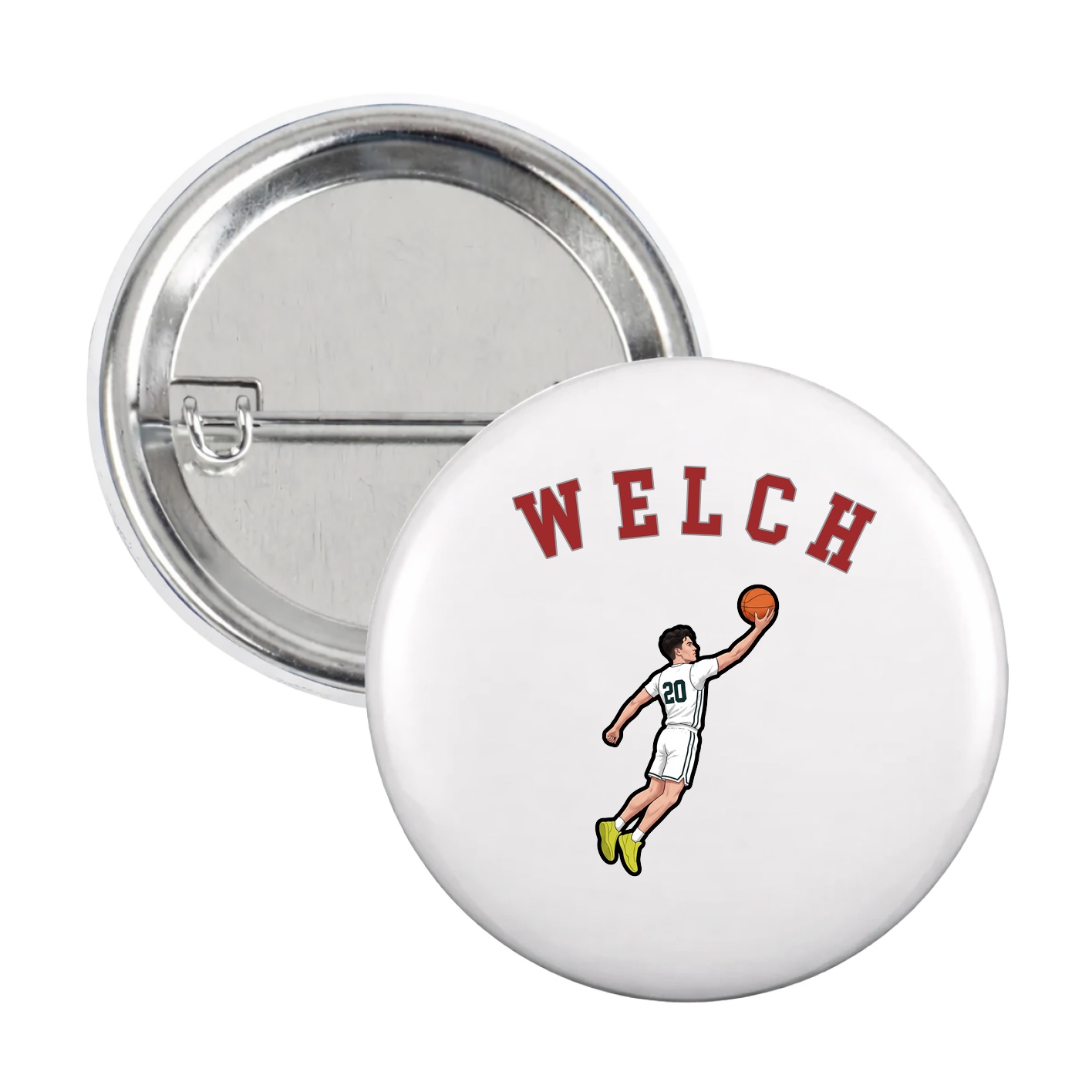 Game Day Button — Shirsey Arch in White