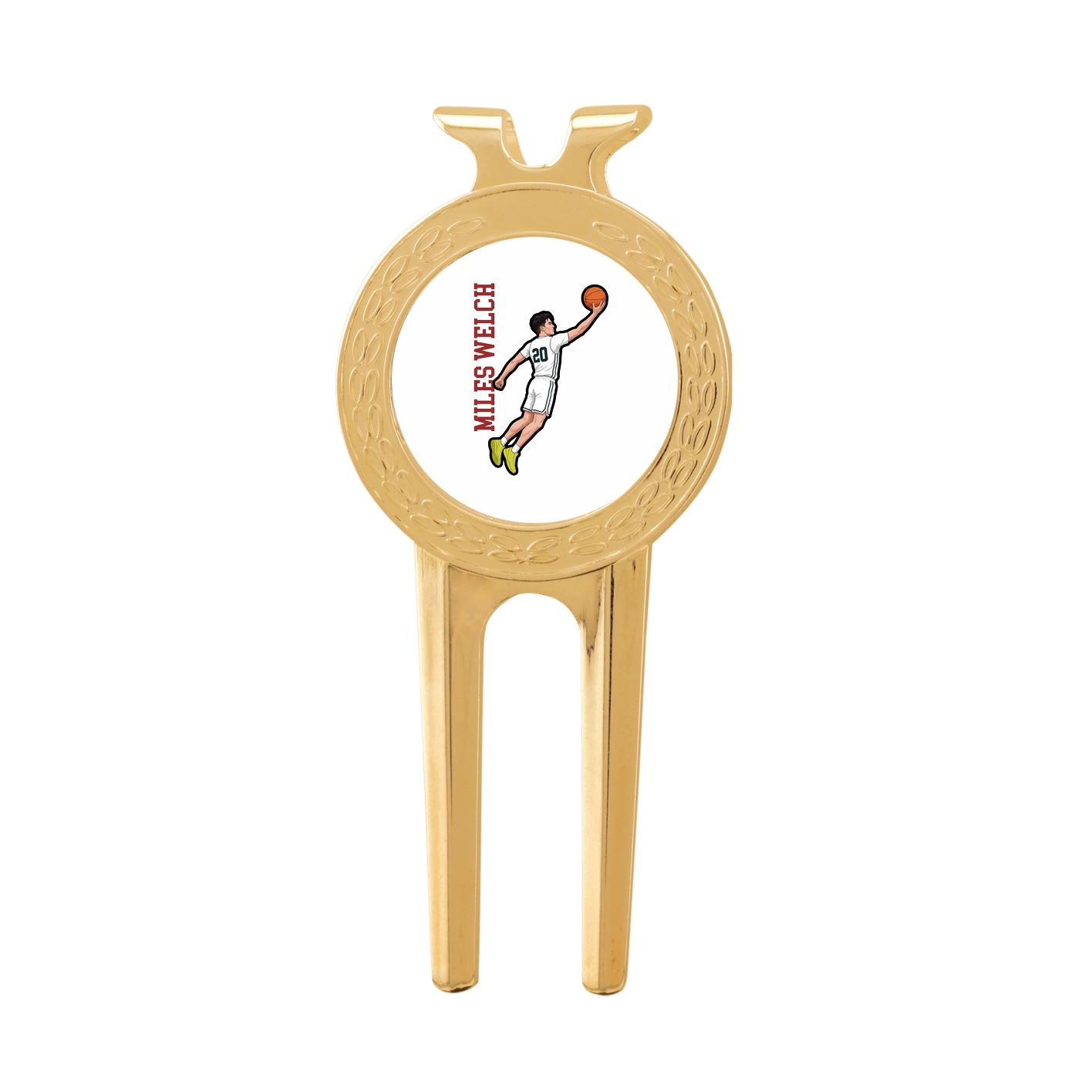 Divot Tool with Ball Marker — Name Vertical in Classic