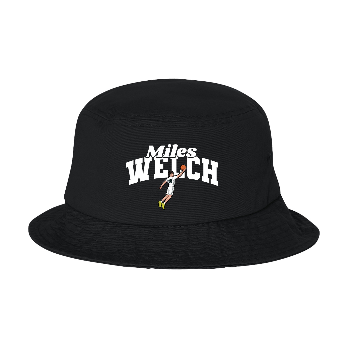Bucket Cap — Signature Arch in Black