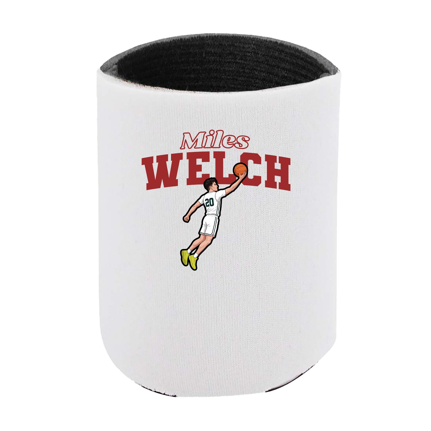 Can Holder — Name Arch in White