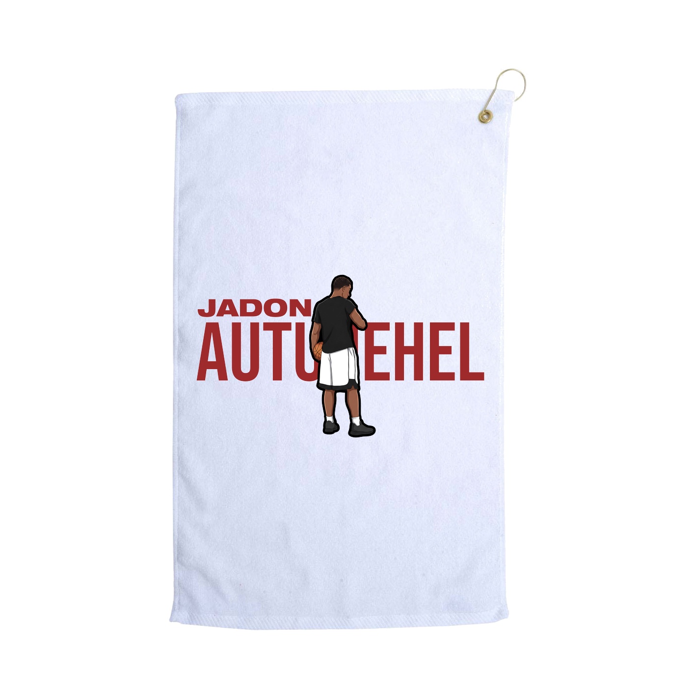 Golf Towel — Player Name in White