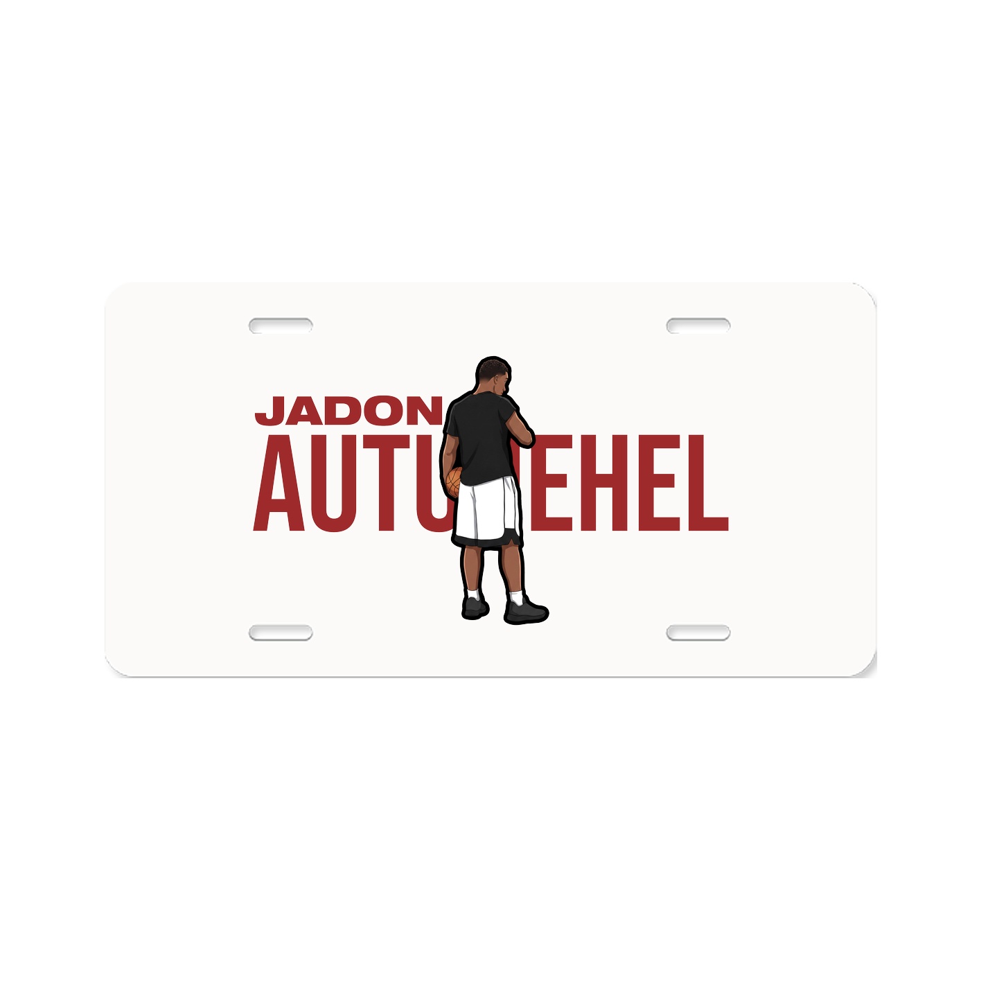 License Plate — Player Name in Classic