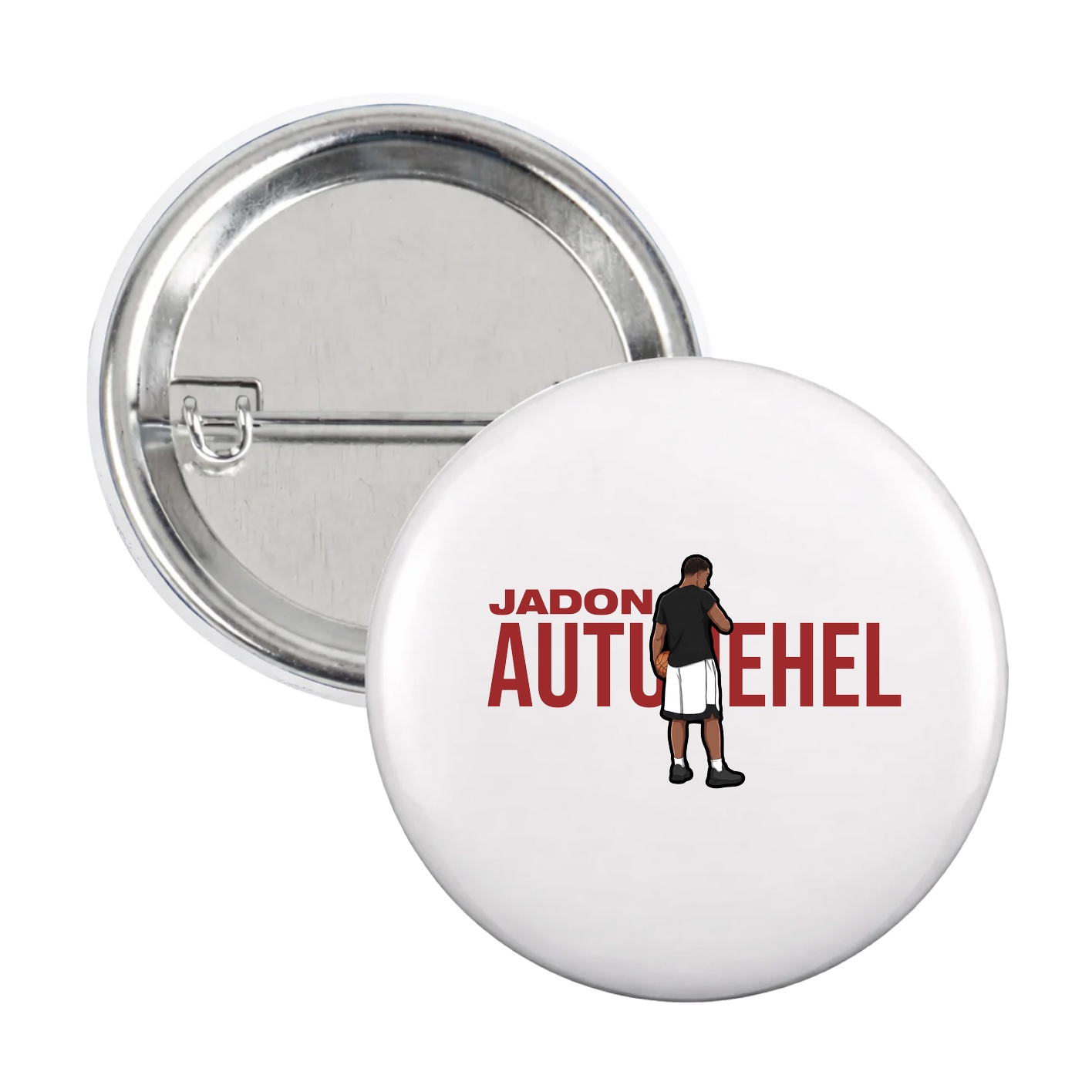 Game Day Button — Player Name in White