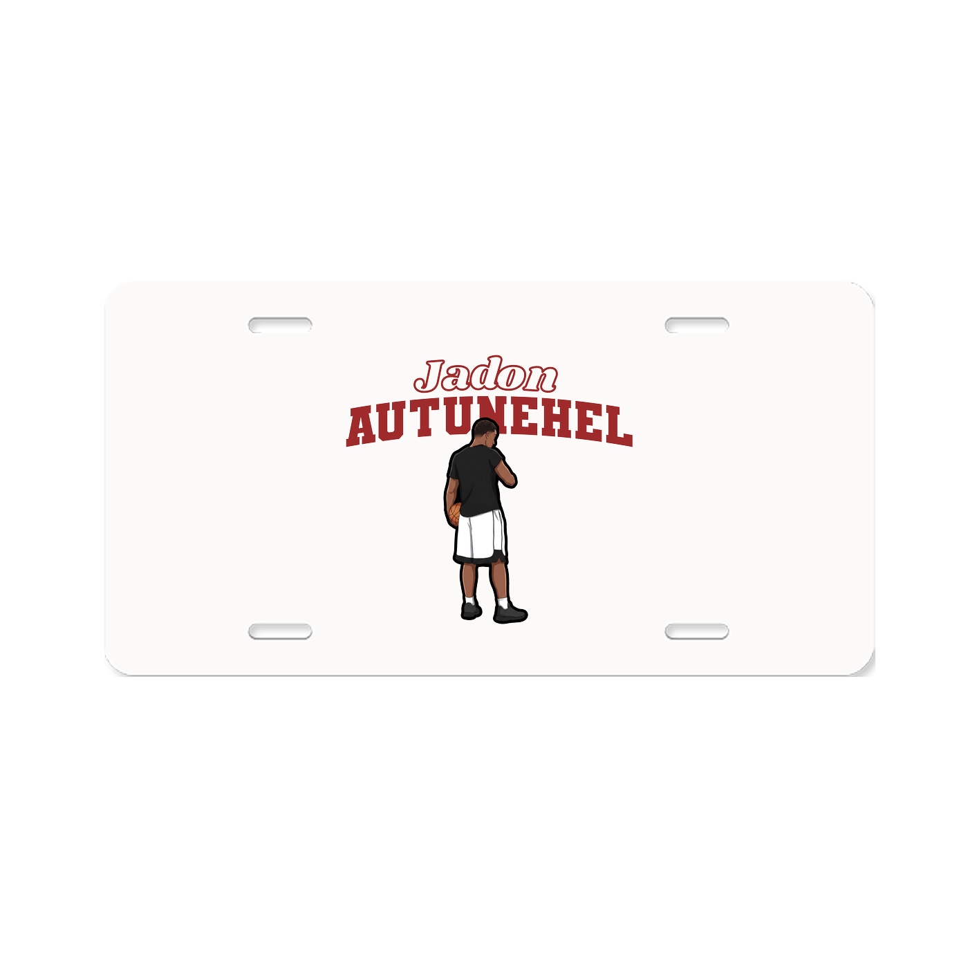 License Plate — Name Arch in Classic
