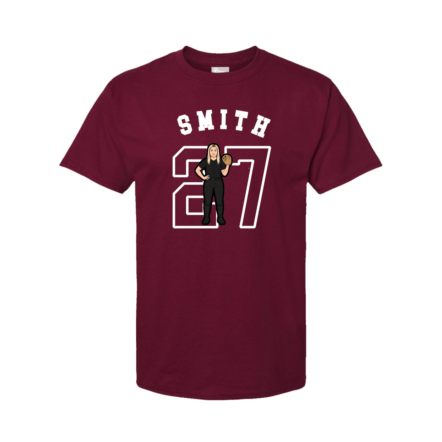 Youth Tee — Shirsey Arch in Cardinal