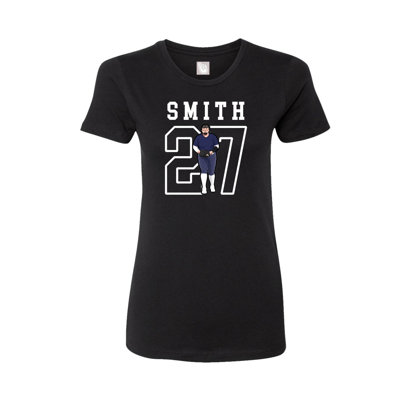 Fitted Women's Tee — Shirsey in Black