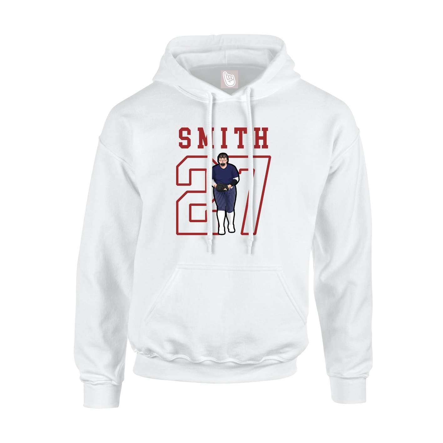 Youth Hoodie — Shirsey in White