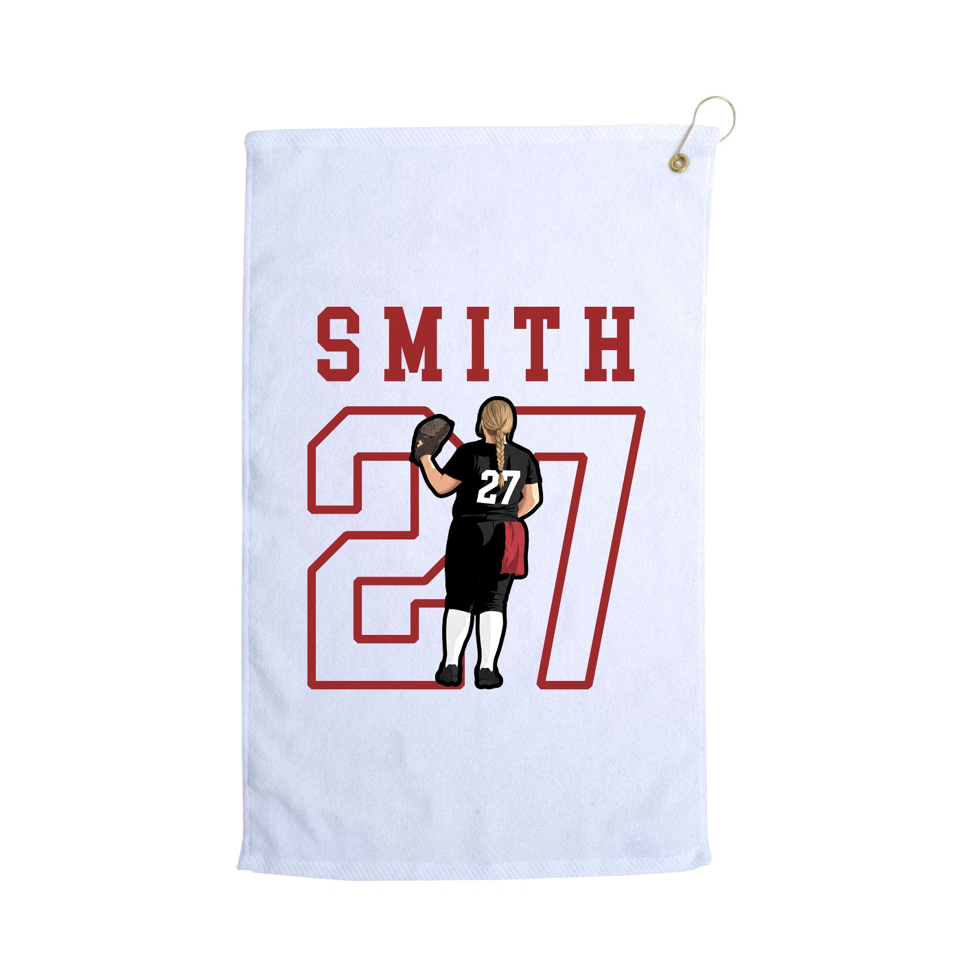 Golf Towel — Shirsey in White