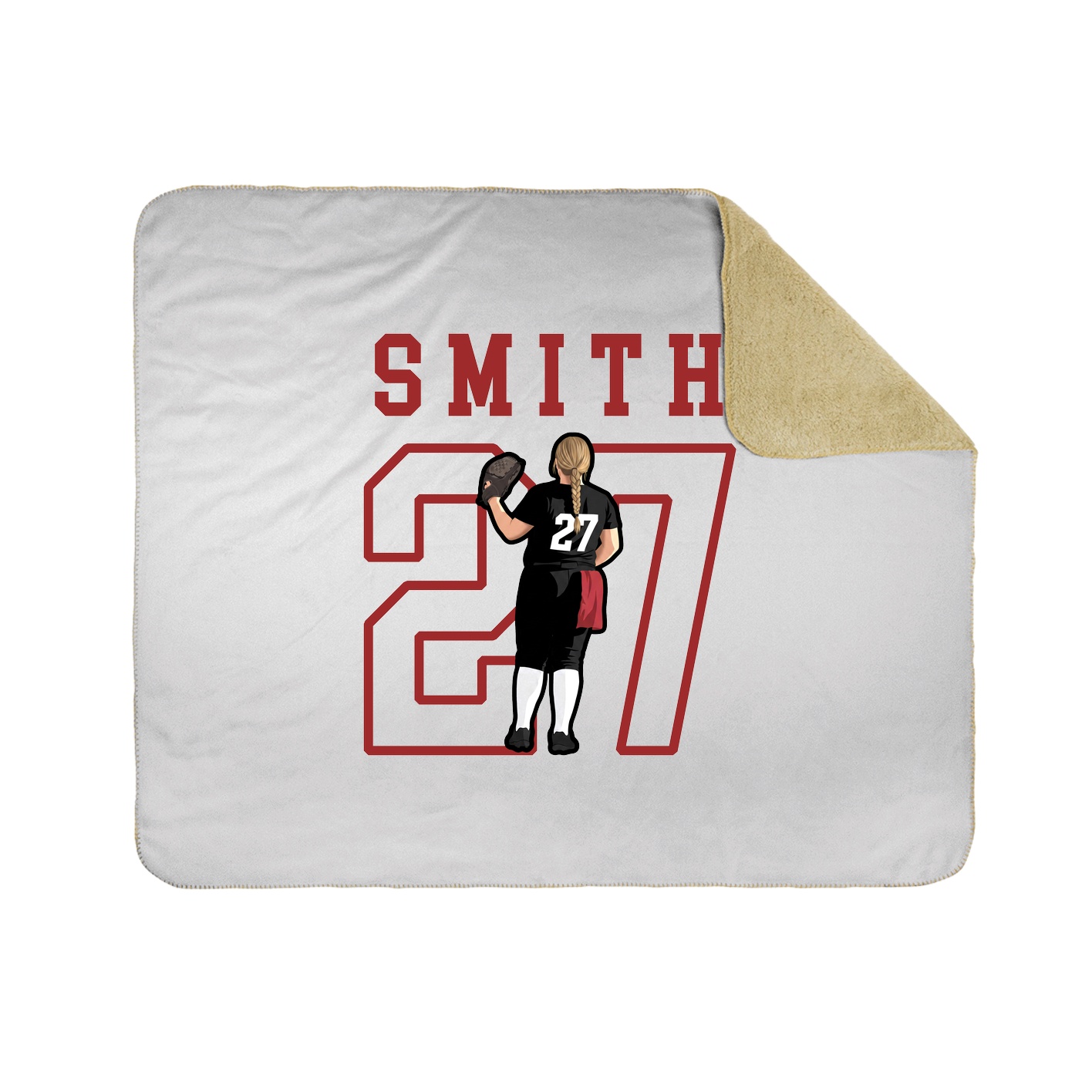Throw Blanket — Shirsey in White