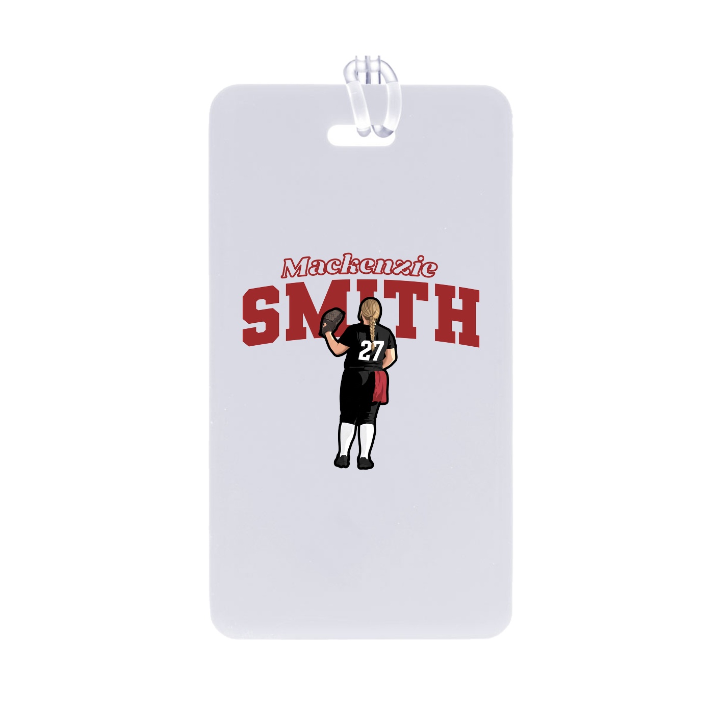 Bag Tag — Name Arch in Classic