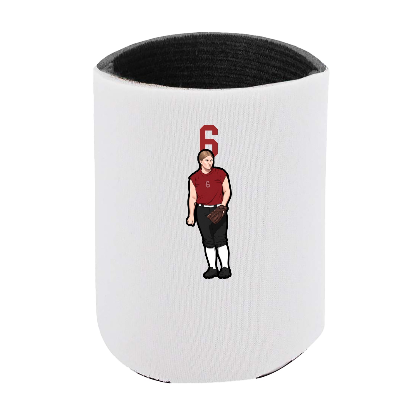 Can Holder — Number Top in White