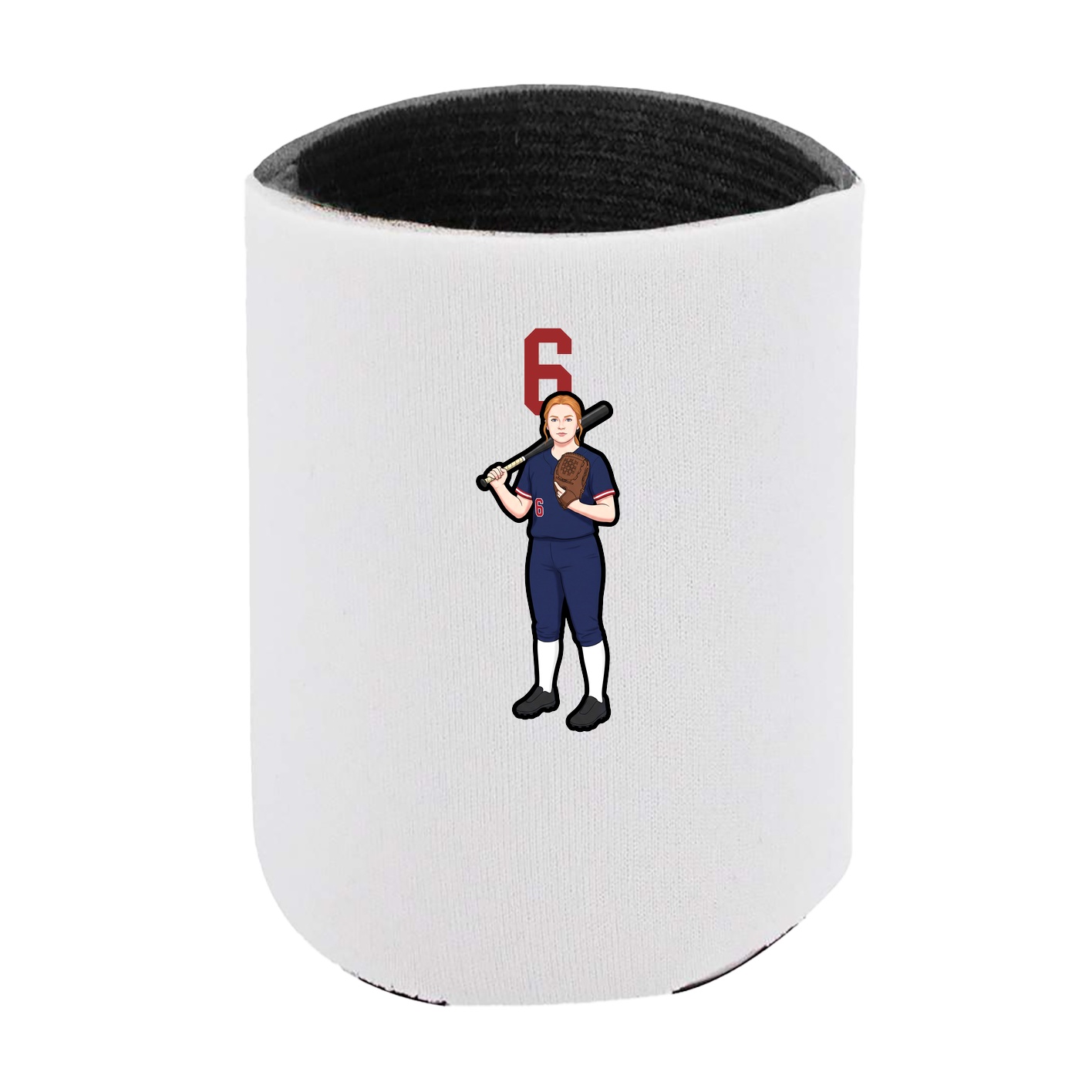 Can Holder — Number Top in White