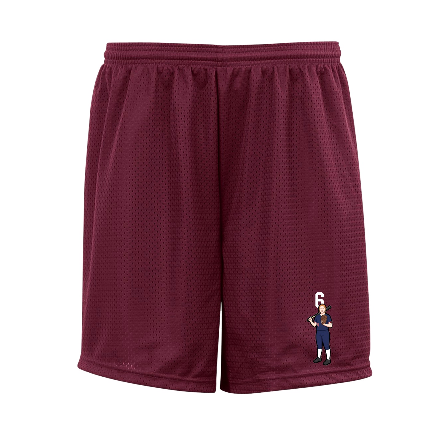 Shorts — Number Top in Cardinal