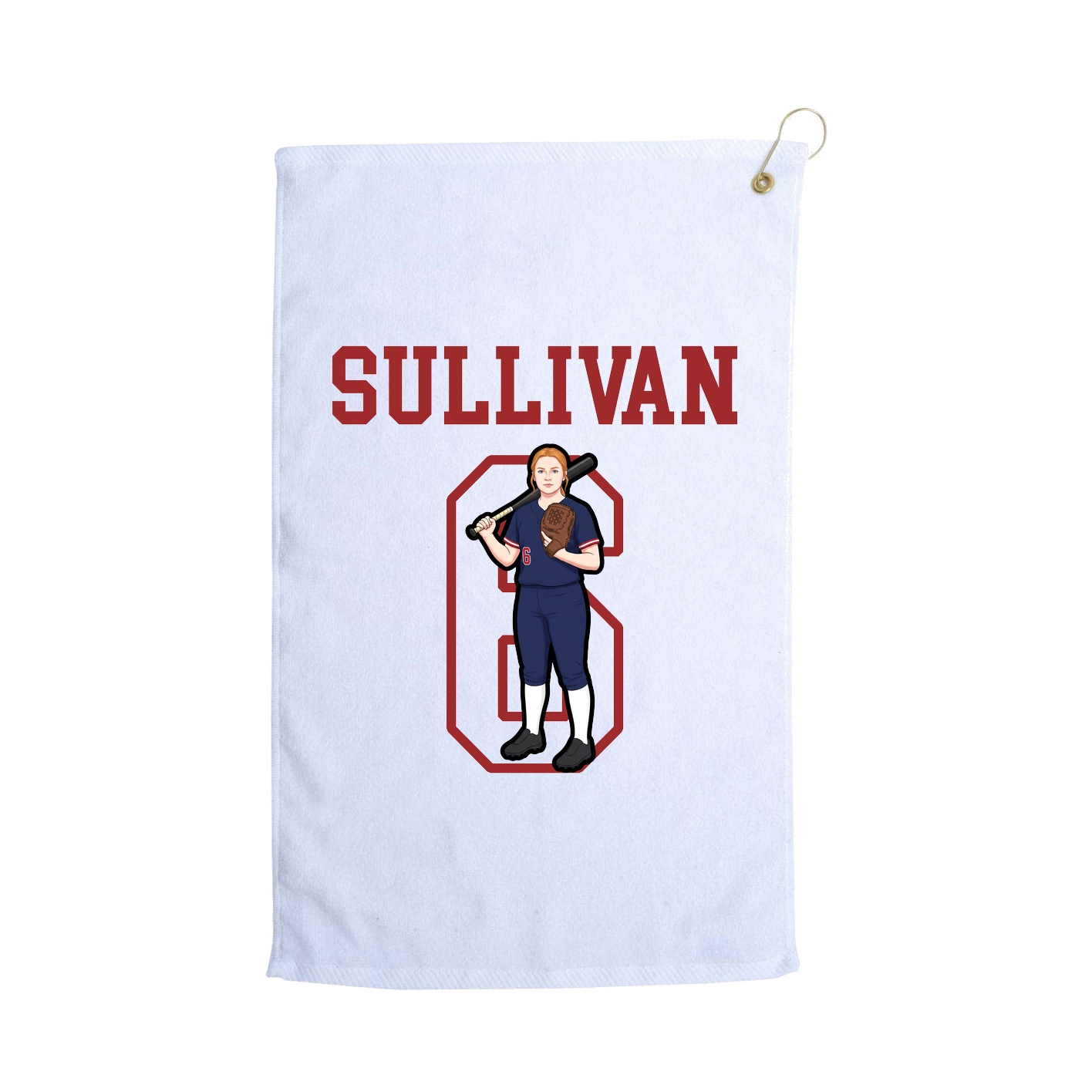 Golf Towel — Shirsey in White