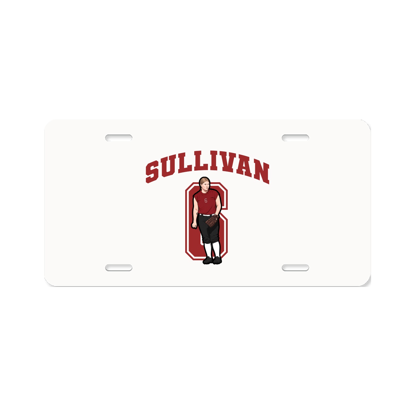 License Plate — Number in Classic
