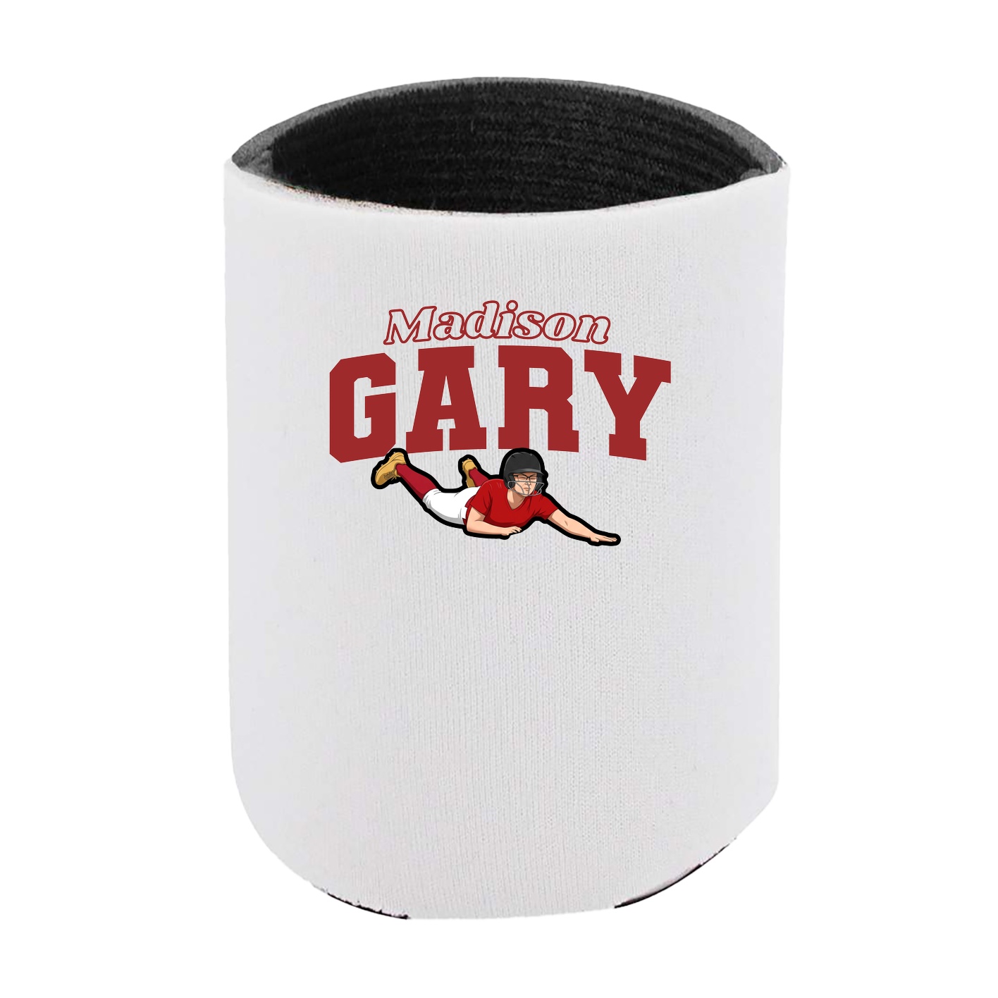 Can Holder — Name Arch in White