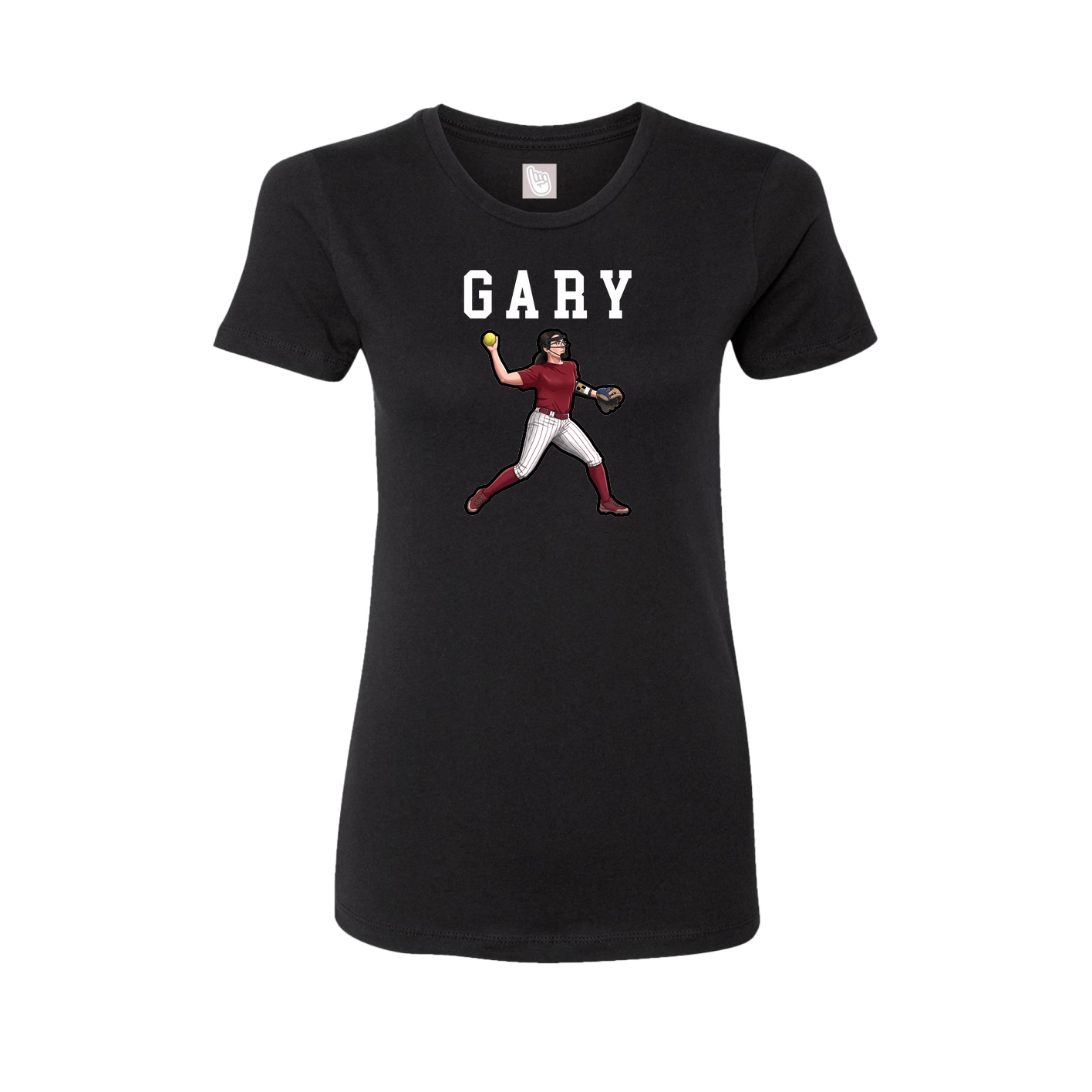 Fitted Women's Tee — Shirsey in Black