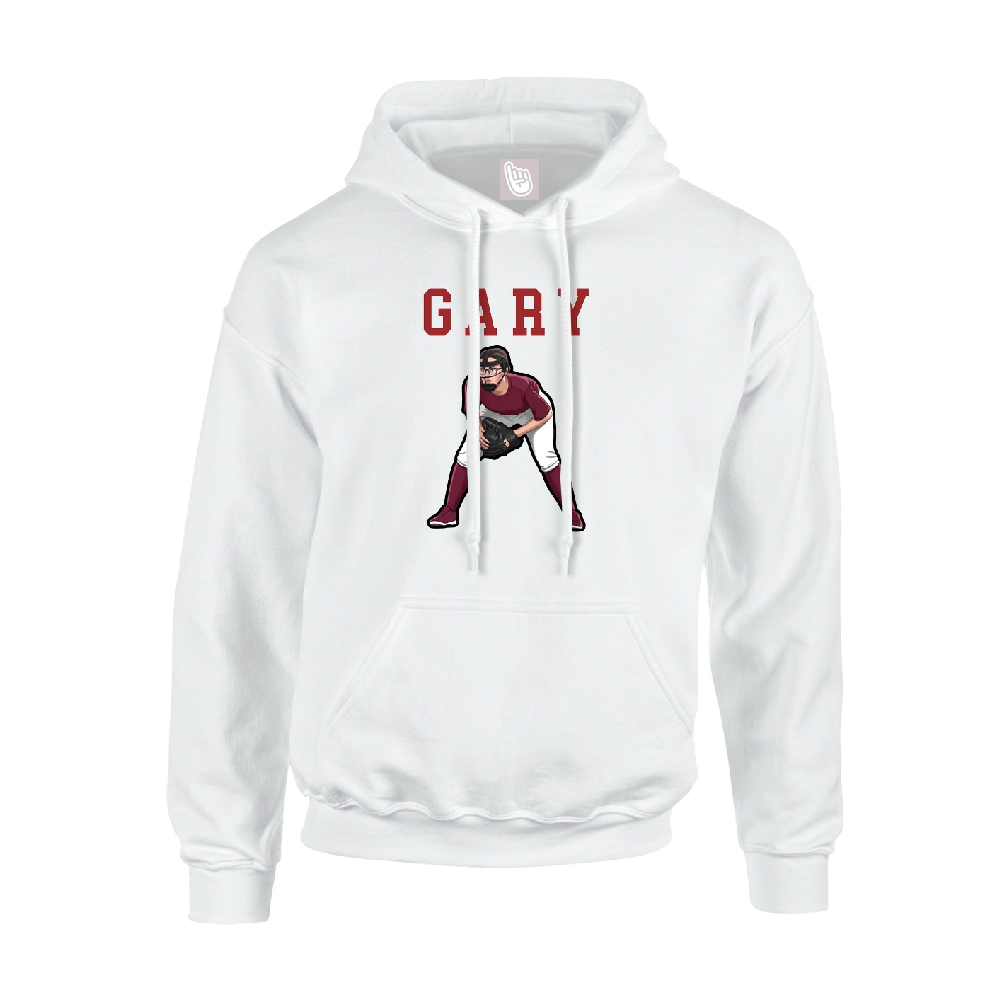 Hoodie — Shirsey in White