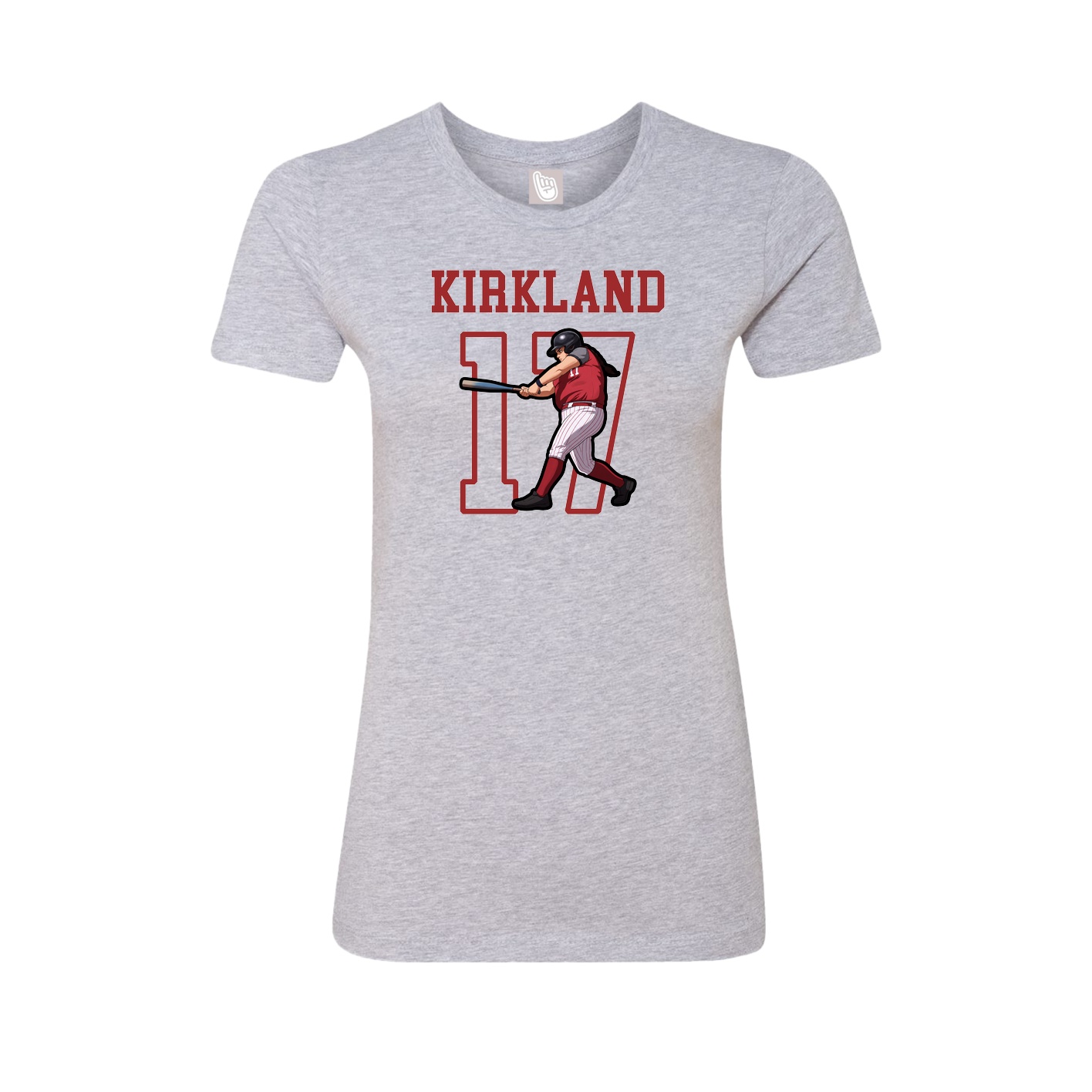 Fitted Women's Tee — Shirsey in Grey