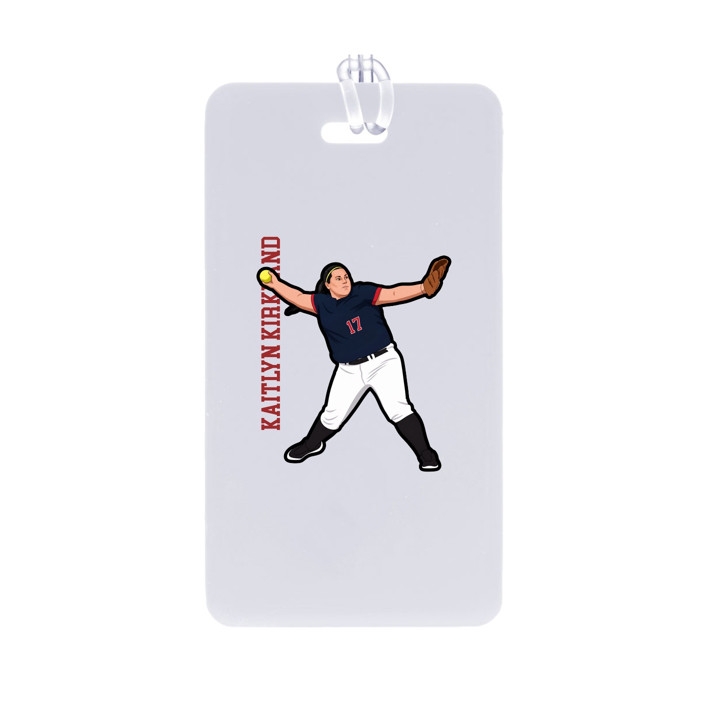 Bag Tag — Name Vertical in Classic