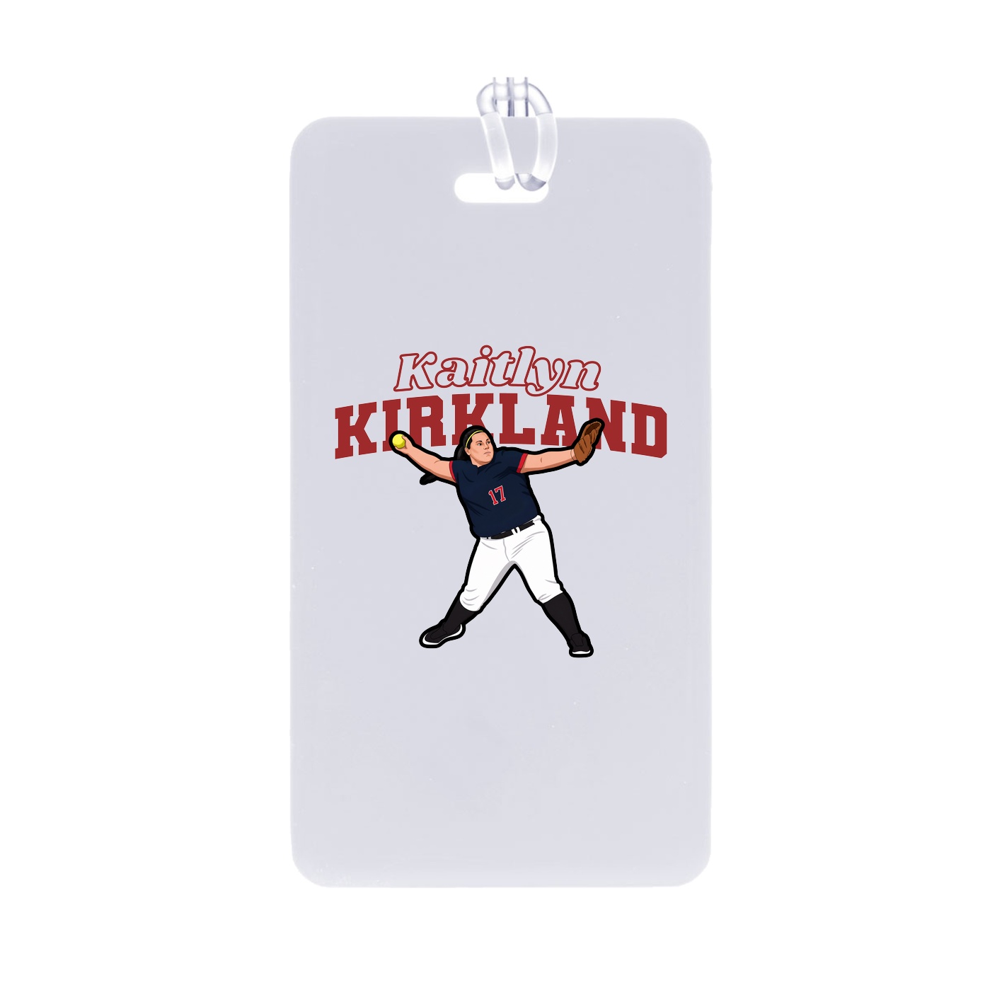 Bag Tag — Name Arch in Classic