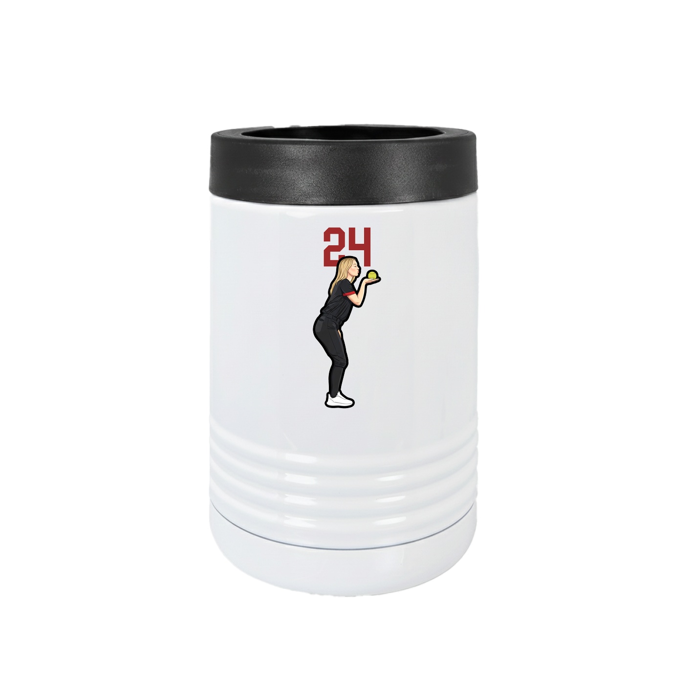 Beverage Holder — Number Top in White