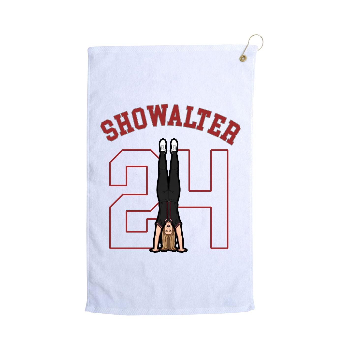 Golf Towel — Shirsey Arch in White