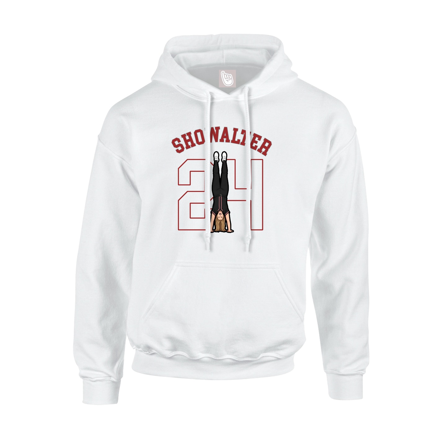 Hoodie — Shirsey Arch in White