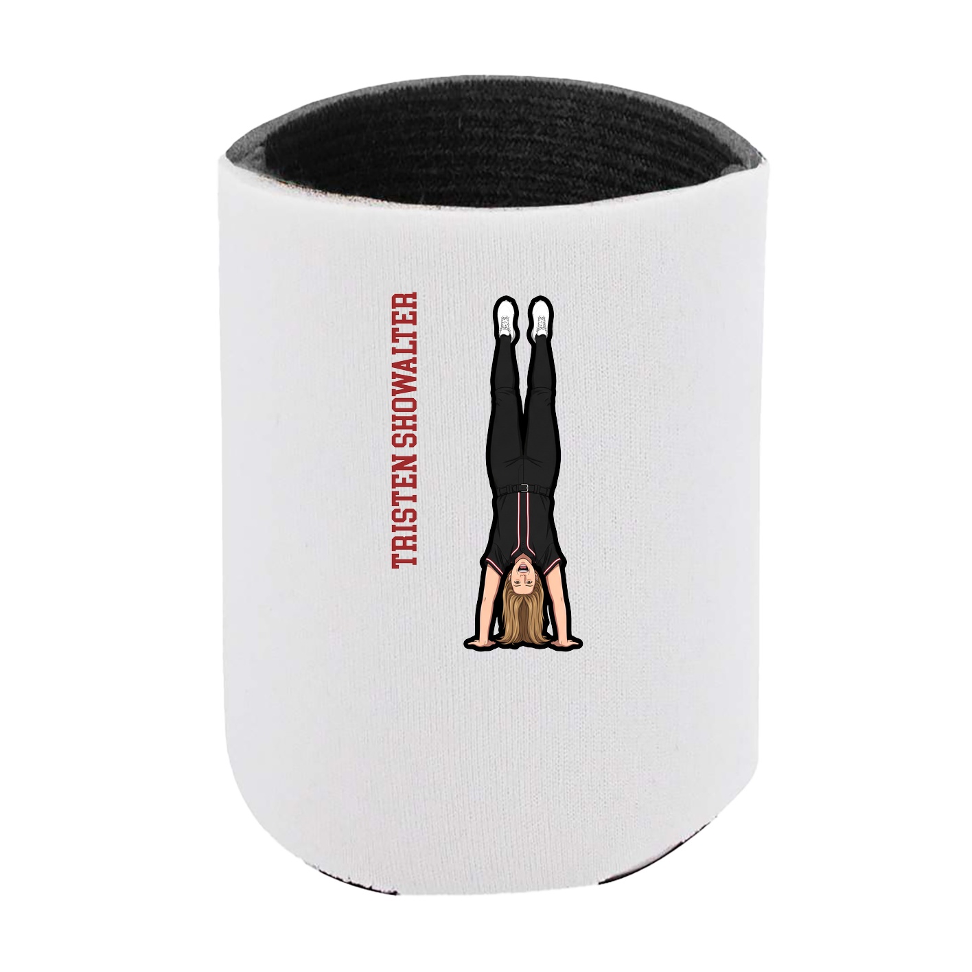 Can Holder — Name Vertical in White