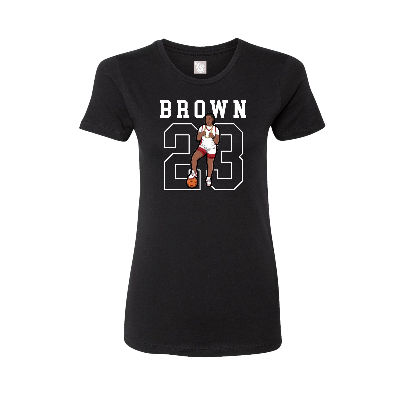 Fitted Women's Tee — Shirsey in Black