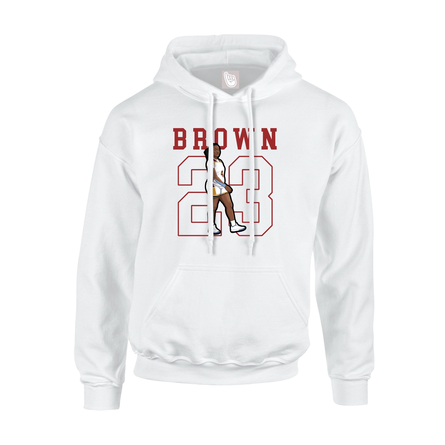 Hoodie — Shirsey in White