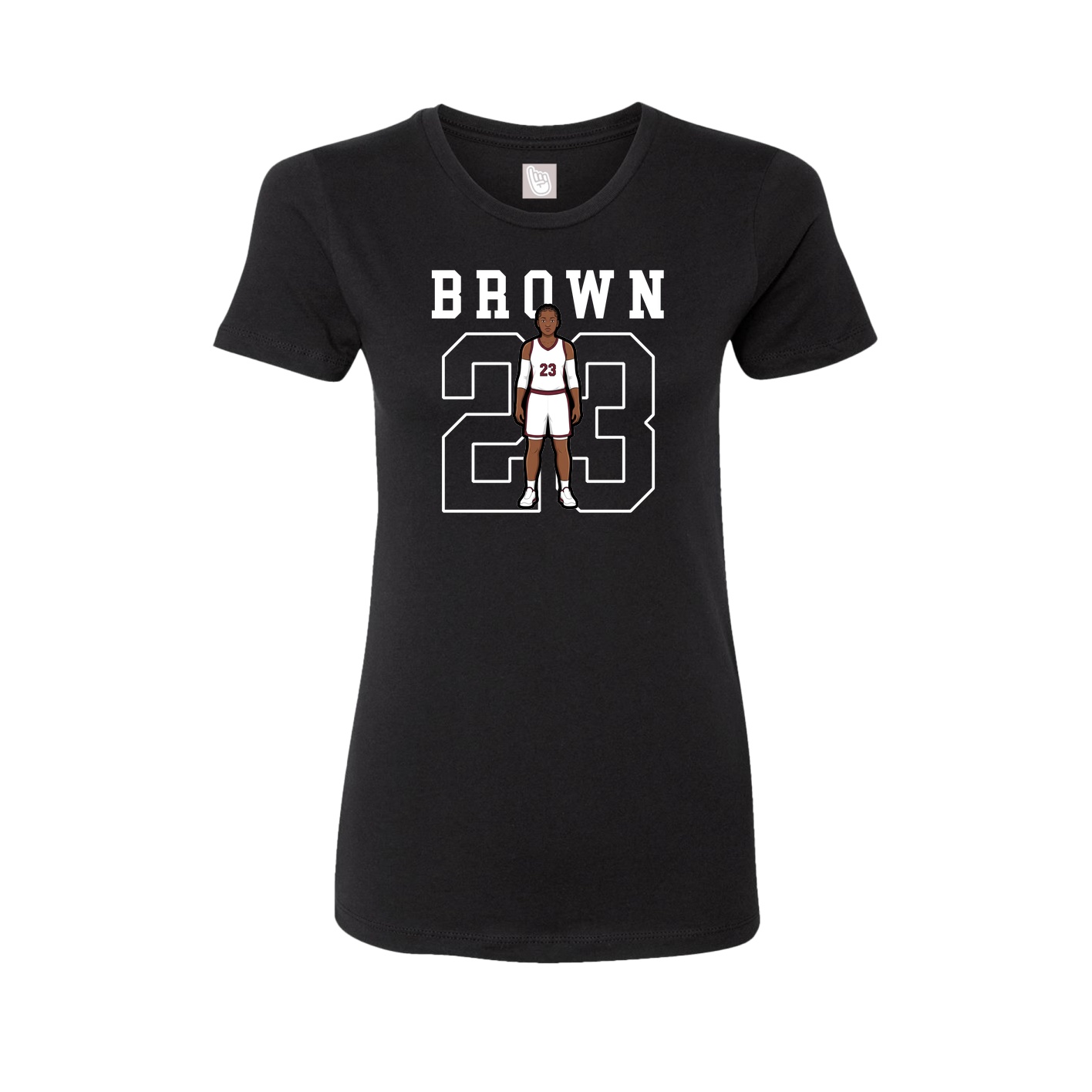 Fitted Women's Tee — Shirsey in Black