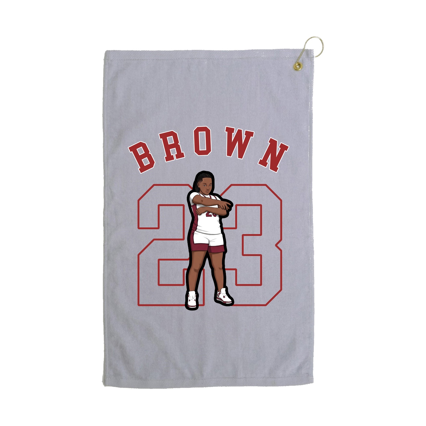 Golf Towel — Shirsey Arch in Grey