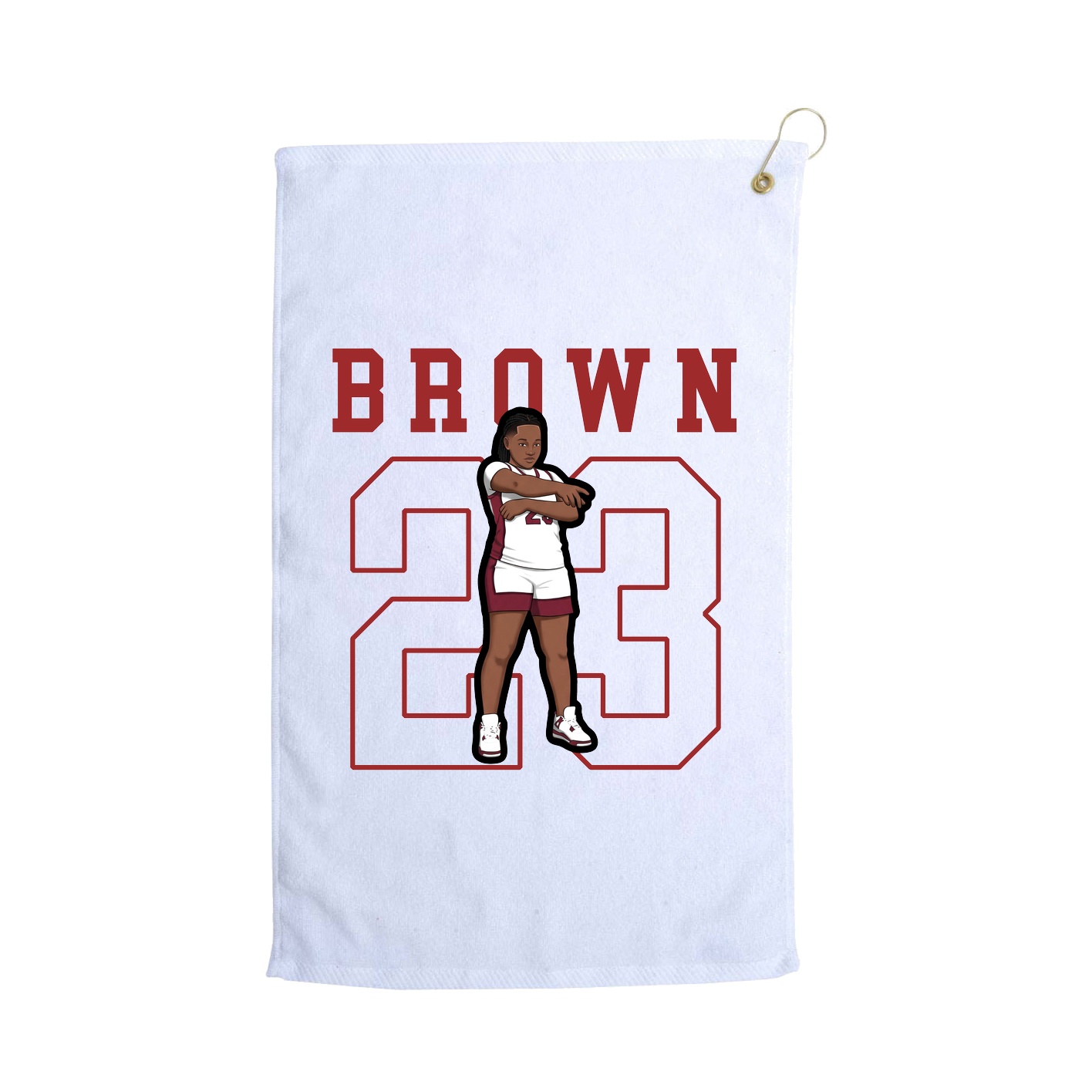 Golf Towel — Shirsey in White