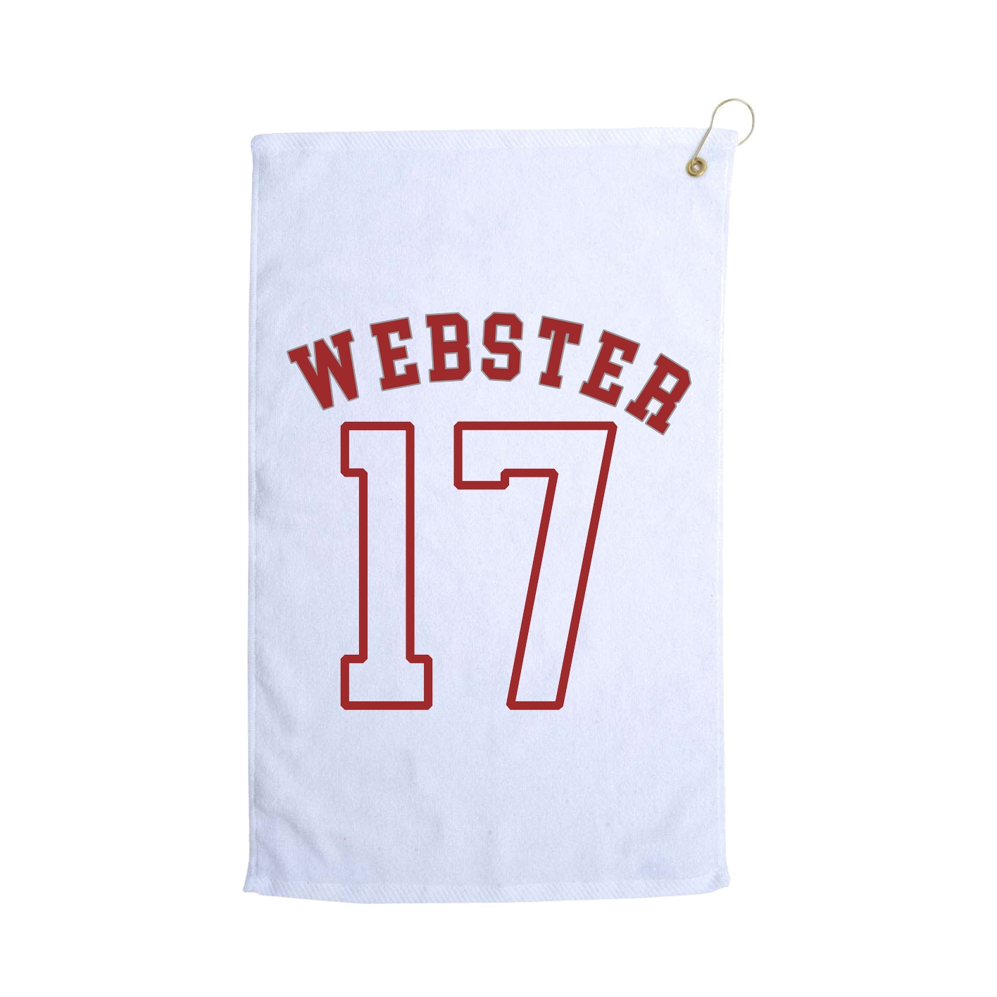 Golf Towel — Shirsey Arch in White