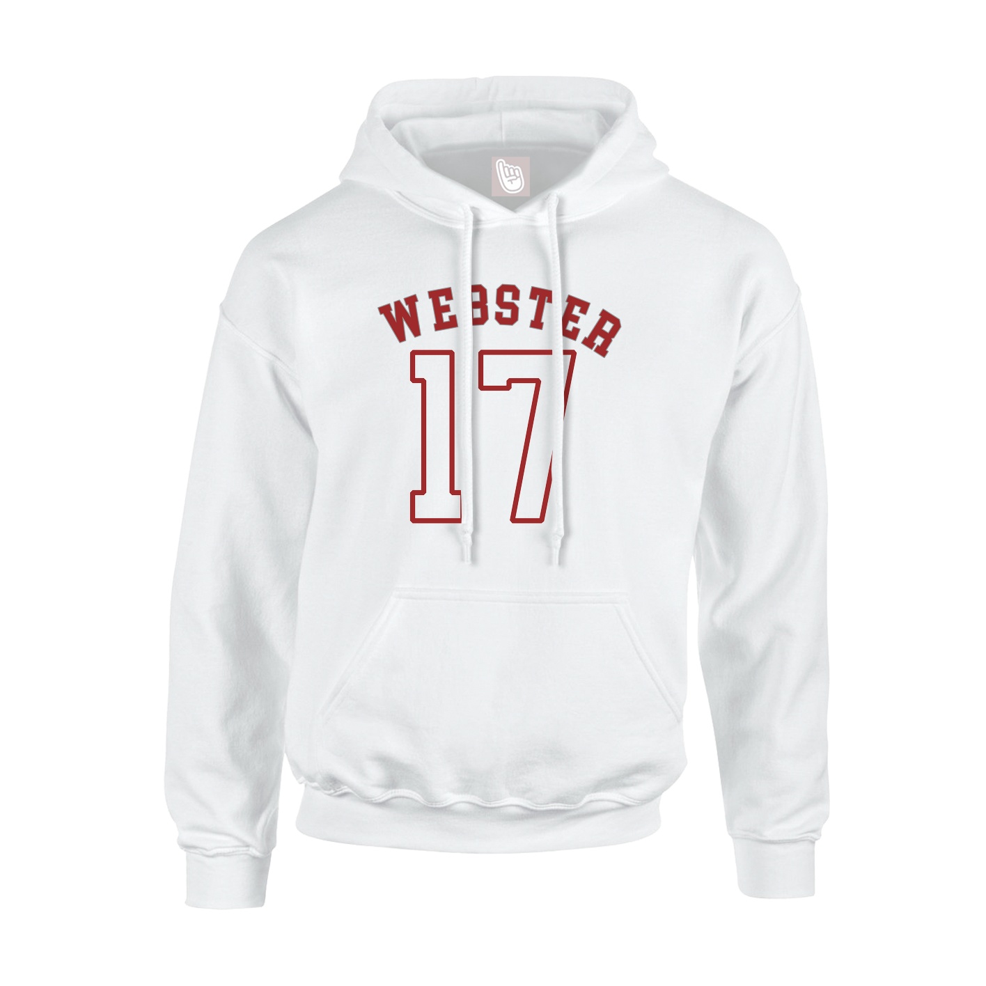 Hoodie — Shirsey Arch in White