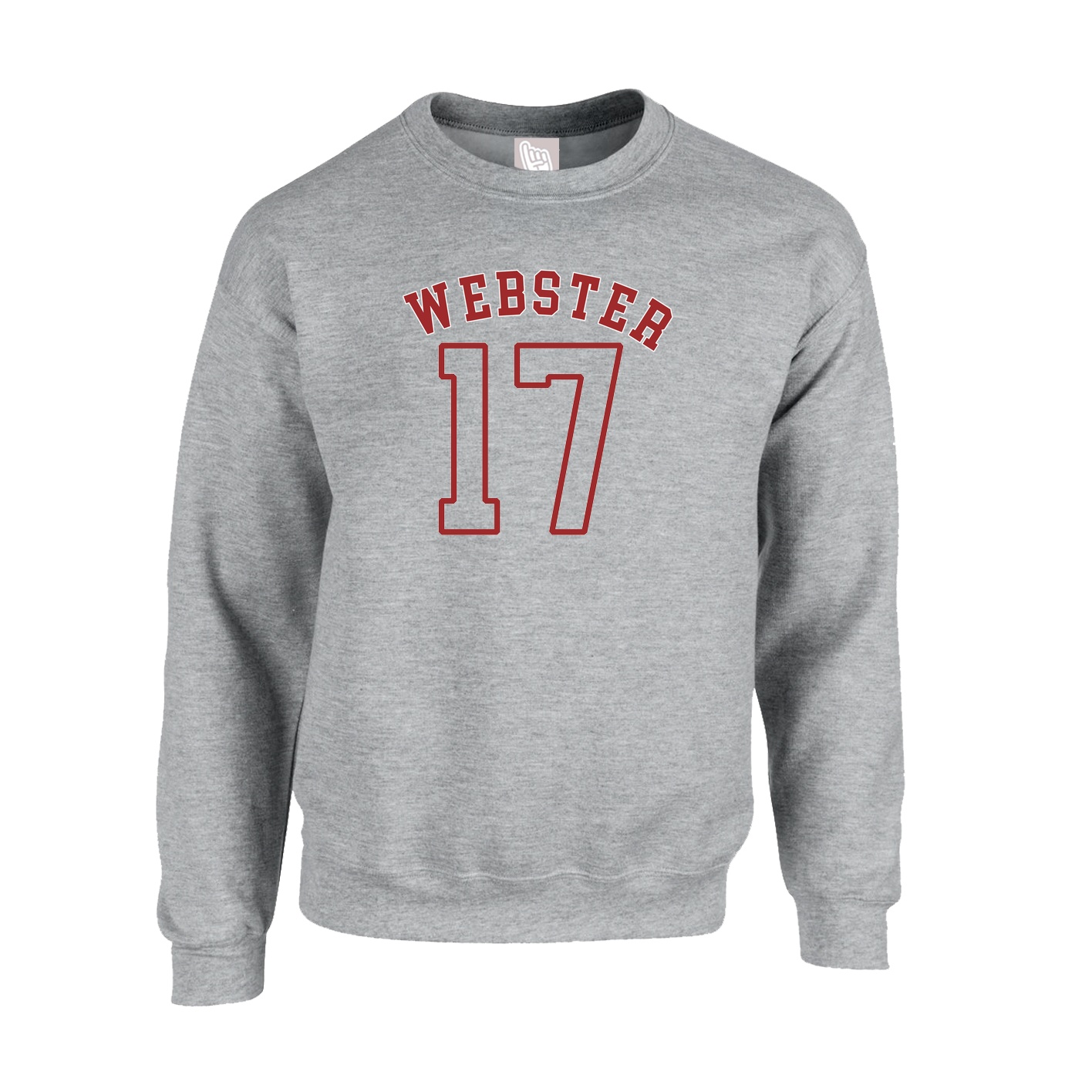 Fleece Crew — Shirsey Arch in Grey