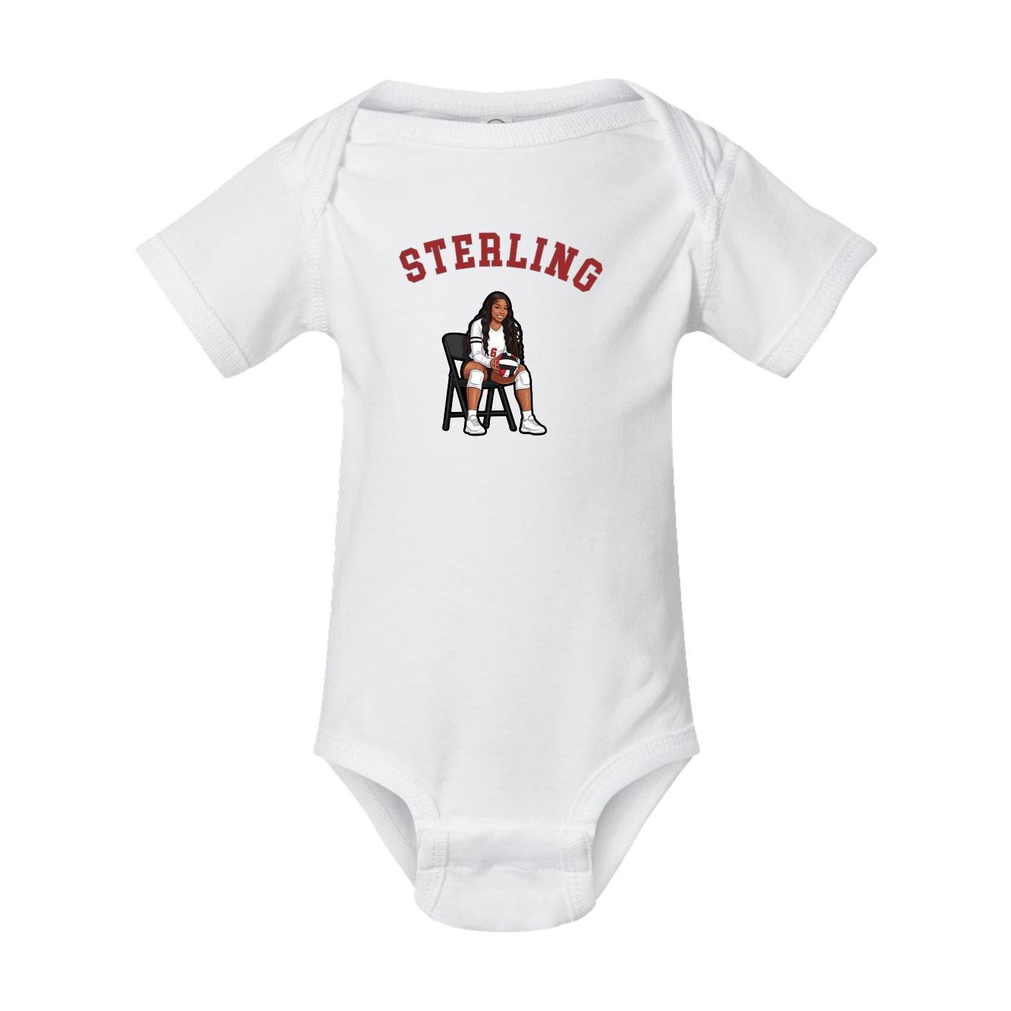 Baby Onesie — Shirsey Arch in White