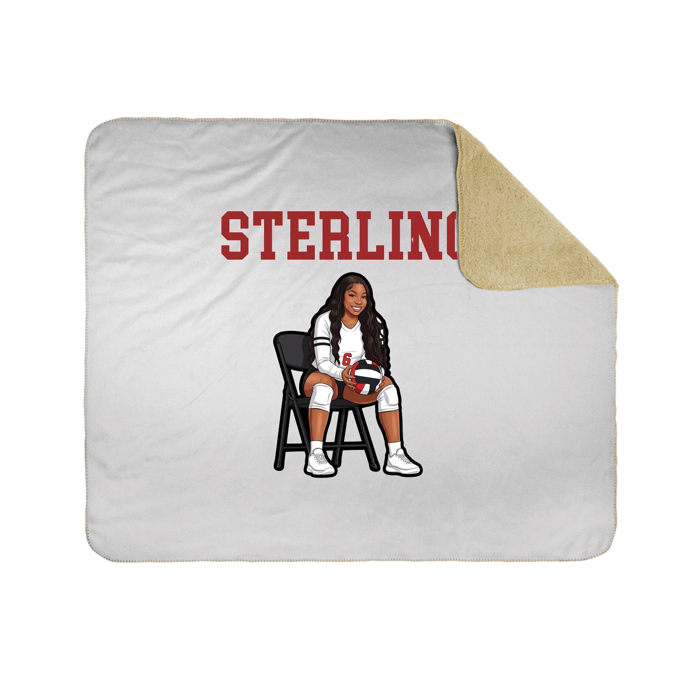 Throw Blanket — Shirsey in White