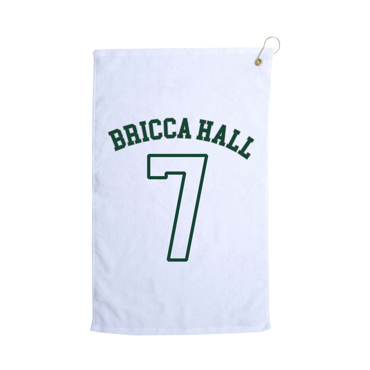 Golf Towel — Shirsey Arch in White