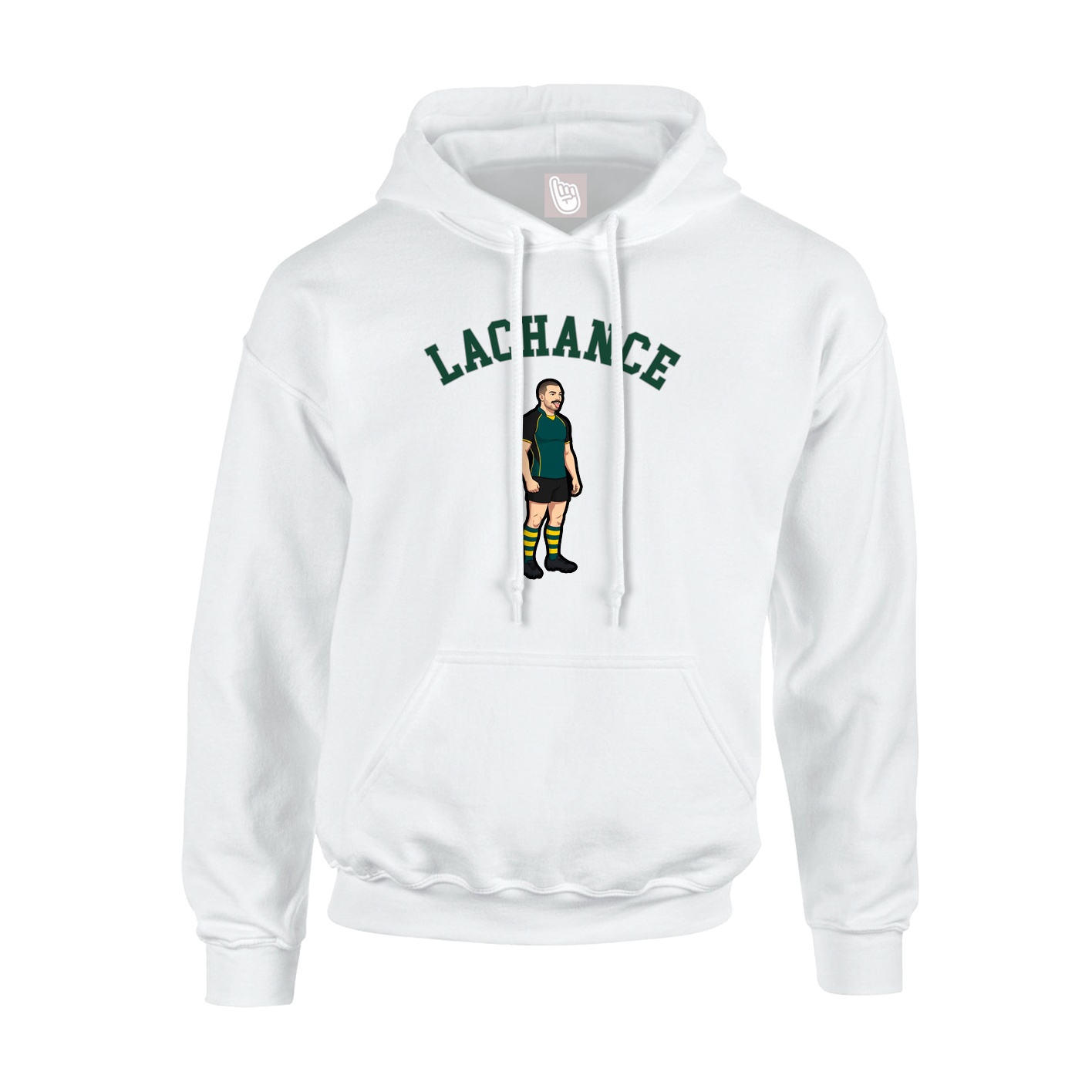 Hoodie — Shirsey Arch in White