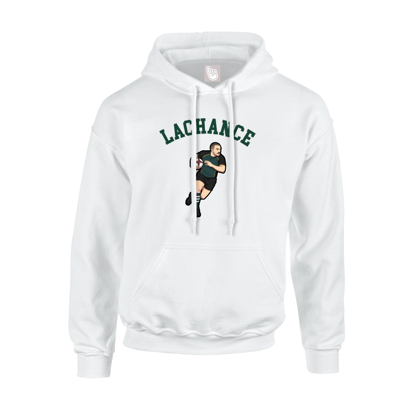 Hoodie — Shirsey Arch in White