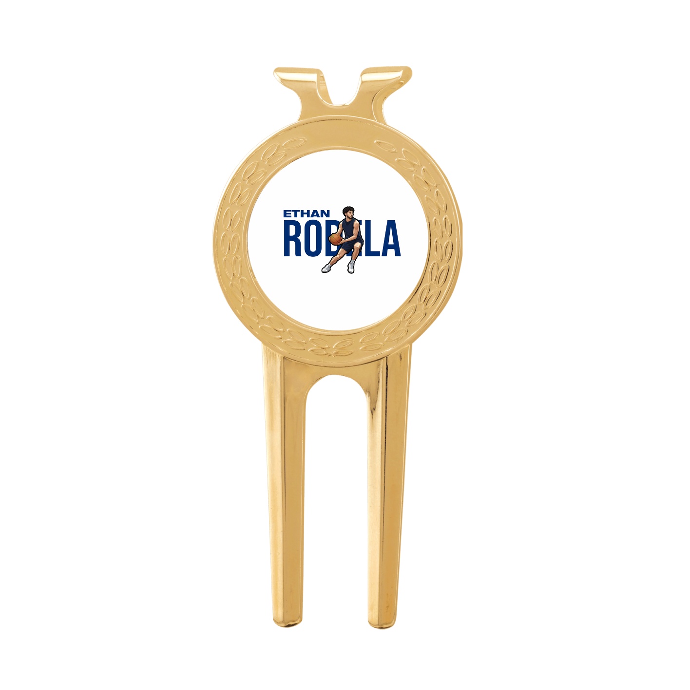 Divot Tool with Ball Marker — Player Name in Classic