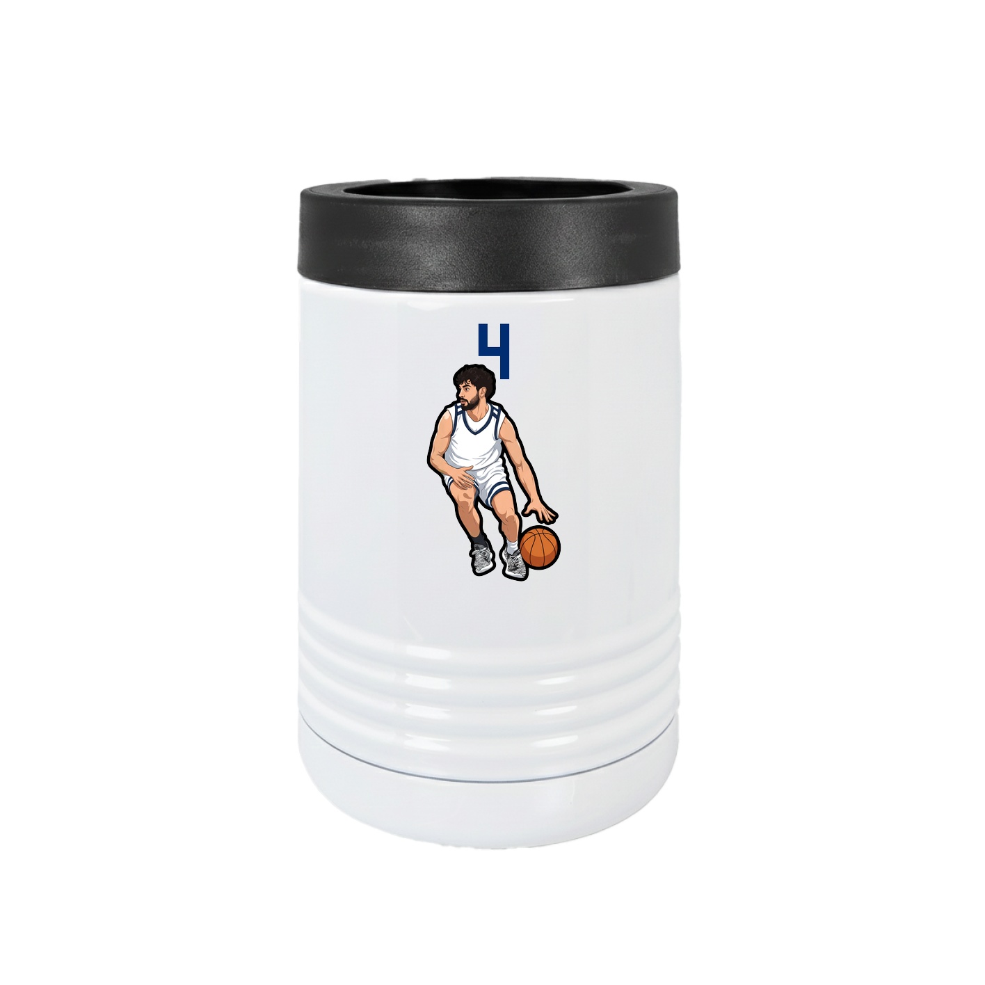 Beverage Holder — Number Top in White