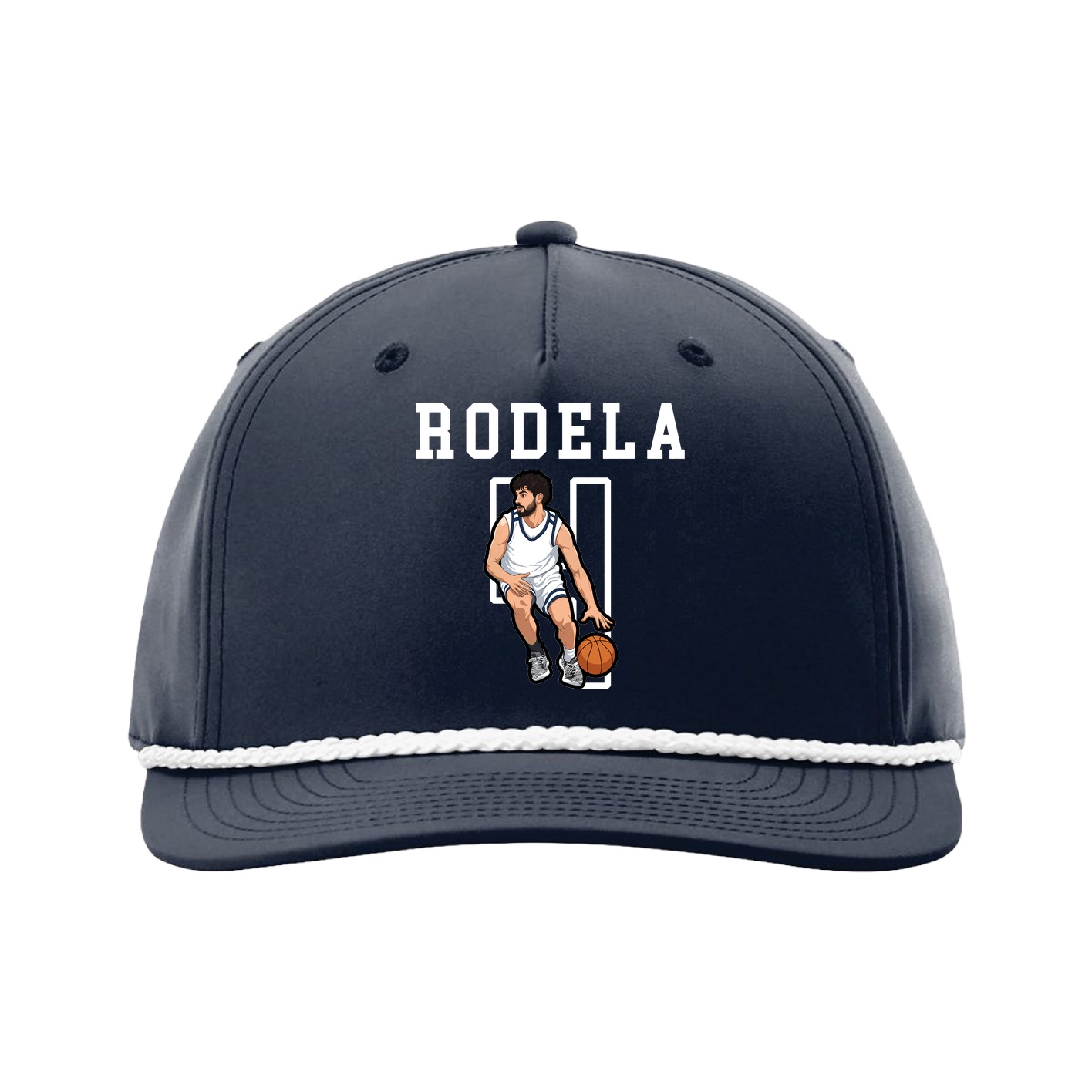 Five-Panel Classic Rope Cap — Shirsey in Navy