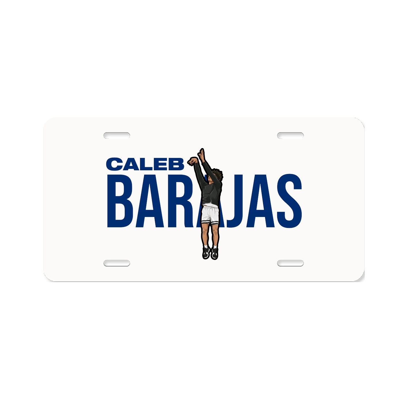 License Plate — Player Name in Classic