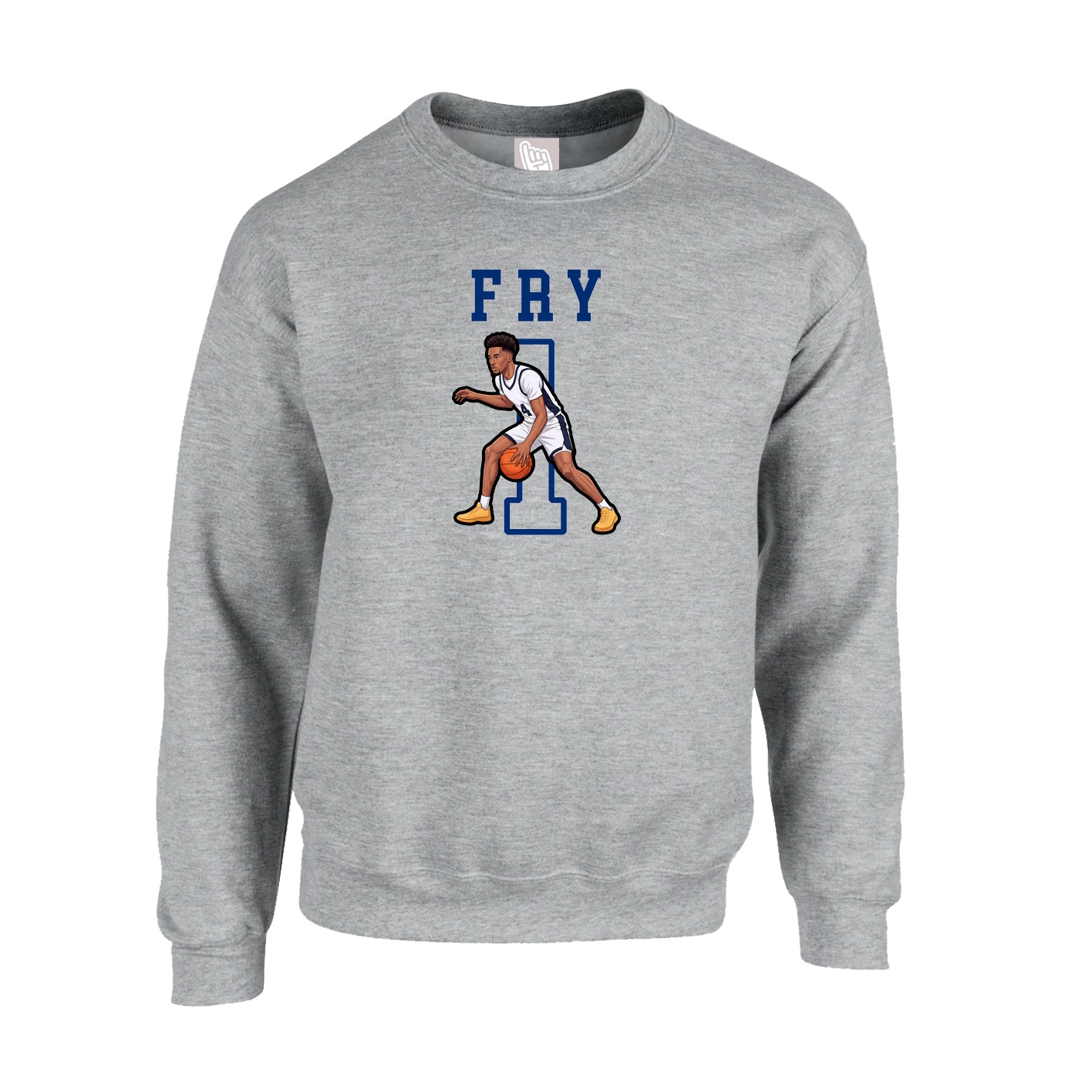 Fleece Crew — Shirsey in Grey
