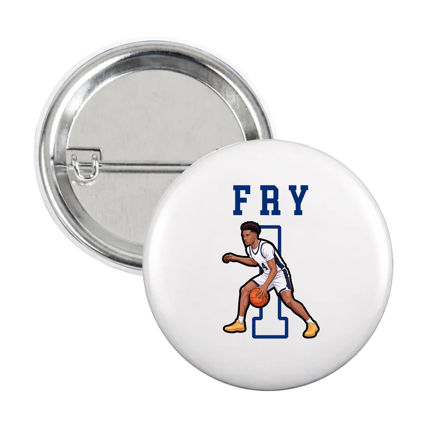 Game Day Button — Shirsey in White