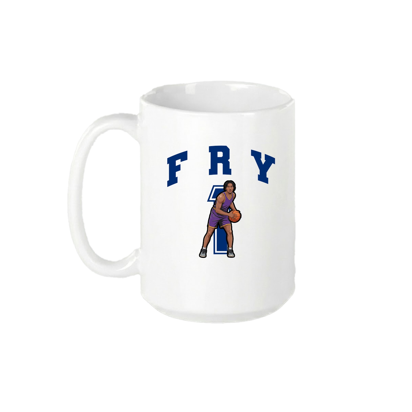 15oz Coffee Mug — Number in White